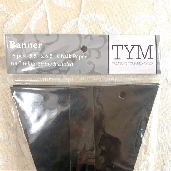 🆕Chalk Board Bunting Banner 32 pc. 2 pk. Lot - Picture 2 of 4